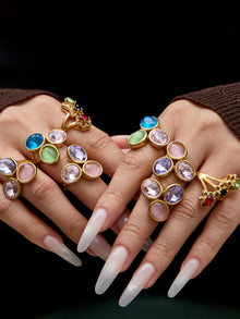 316L Stainless Steel 18K Gold PVD New Ring -  Wholesale Stainless Steel Jewelry - Sensitive Skin Friendly - Detail 23