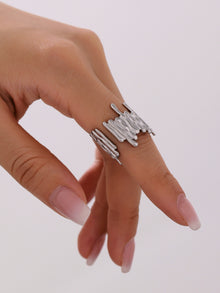 316L Stainless Steel 18K Gold PVD New Ring -  Wholesale Stainless Steel Jewelry - Sensitive Skin Friendly - Detail 2