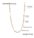 Gold Sweater Necklace (M056) / Default