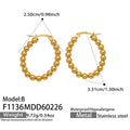 BGold Earrings (F1136) / Default