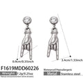 Steel Earrings (F1619) / Default