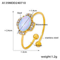 Gold Oval Ring (A139) / Size 7