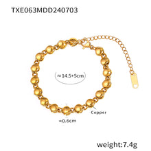 316L Stainless Steel 18K Gold PVD Pearl Multi-Layer Design Necklace - Pearl Multi-Layer Minimalist Gold Necklace Wholesale Stainless Steel Jewelry - Sensitive Skin Friendly - Detail 4