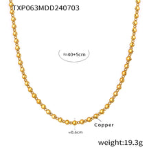 316L Stainless Steel 18K Gold PVD Pearl Multi-Layer Design Necklace - Pearl Multi-Layer Minimalist Gold Necklace Wholesale Stainless Steel Jewelry - Sensitive Skin Friendly - Detail 5