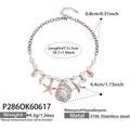 Silver Shell Starfish Necklace 47.5+5cm (P286) / Default