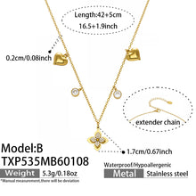 Technical dimension drawing of the 316L stainless steel flower bracelet showing the charm size and total weight for retailers.