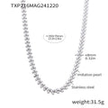 Steel贝珠 Necklace (TXP216) / Default
