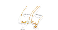 316L Stainless Steel 18K Gold PVD Smile Face Pendant Necklace