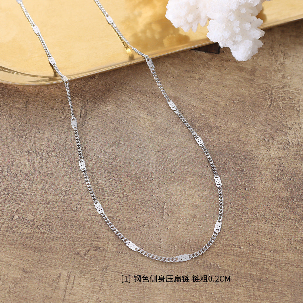 316L Stainless Steel 18K Gold PVD Sparkling Sun Flower Zircon Inlaid Necklace & Bracelet Collection - Sparkling Sun Flower, Zircon Inlaid, Dainty, Minimalist, Elegant Wholesale Stainless Steel Jewelry - Sensitive Skin Friendly - Detail 6