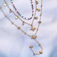 316L Stainless Steel 18K Gold PVD Star Zircon Necklace - Star Zircon Modern Elegant Wholesale Stainless Steel Jewelry - Sensitive Skin Friendly - Detail 10