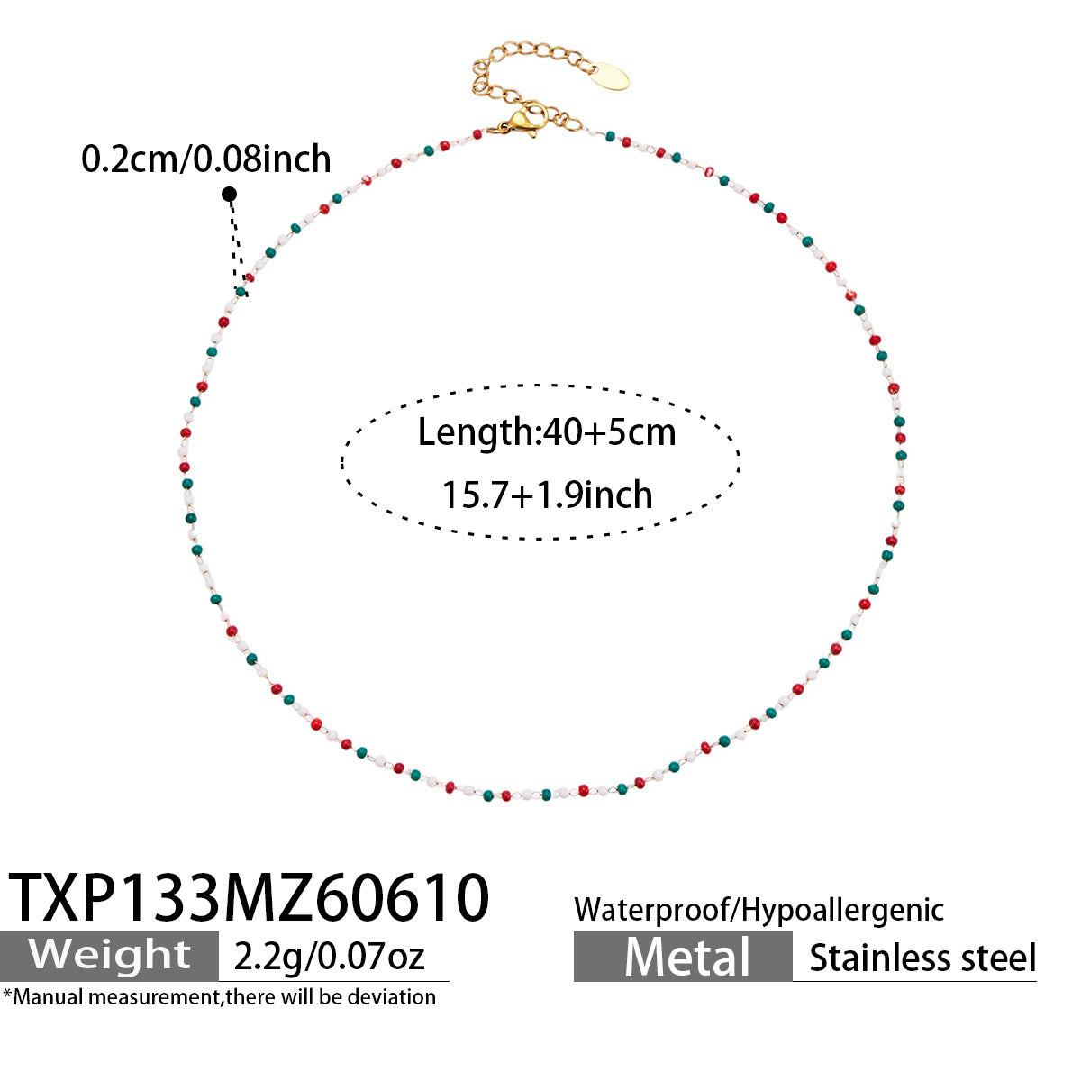 316L Stainless Steel 18K Gold PVD Star Zircon Necklace - Star Zircon Modern Elegant Wholesale Stainless Steel Jewelry - Sensitive Skin Friendly - Detail 5