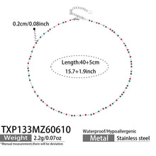 316L Stainless Steel 18K Gold PVD Star Zircon Necklace - Star Zircon Modern Elegant Wholesale Stainless Steel Jewelry - Sensitive Skin Friendly - Detail 8