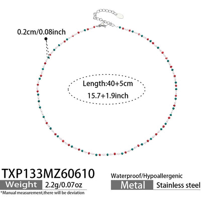 316L Stainless Steel 18K Gold PVD Star Zircon Necklace - Star Zircon Modern Elegant Wholesale Stainless Steel Jewelry - Sensitive Skin Friendly - Detail 8