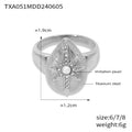Steel Ring (TXA051) / Size 6