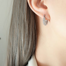 316L Stainless Steel 18K Gold PVD U-Shaped Geometric Zircon Earrings - U-Shaped Geometric Zircon Earrings Wholesale Stainless Steel Jewelry - Sensitive Skin Friendly - Detail 8