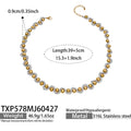 Two-Tone Necklace 39+5cm (TXP578) / Default