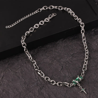 316L Stainless Steel 18K Gold PVD Vintage Zircon Bracelet - Vintage Gold Band Zircon Wholesale Stainless Steel Jewelry - Sensitive Skin Friendly - Detail 16