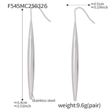 316L Stainless Steel 18K Gold PVD Waterdrop Tassel Minimalist Earrings - Waterdrop Tassel Minimalist Slimming Earrings Wholesale Stainless Steel Jewelry - Sensitive Skin Friendly - Detail 11