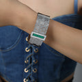 Steel Turquoise Bangle (Z335) / Default