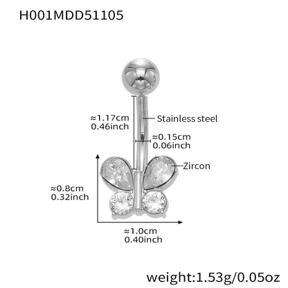 Gold round halo CZ belly button ring waterproof body jewelry, sparkling halo cubic zirconia navel ring