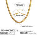 Gold Necklace (P1345) / 41+6cm