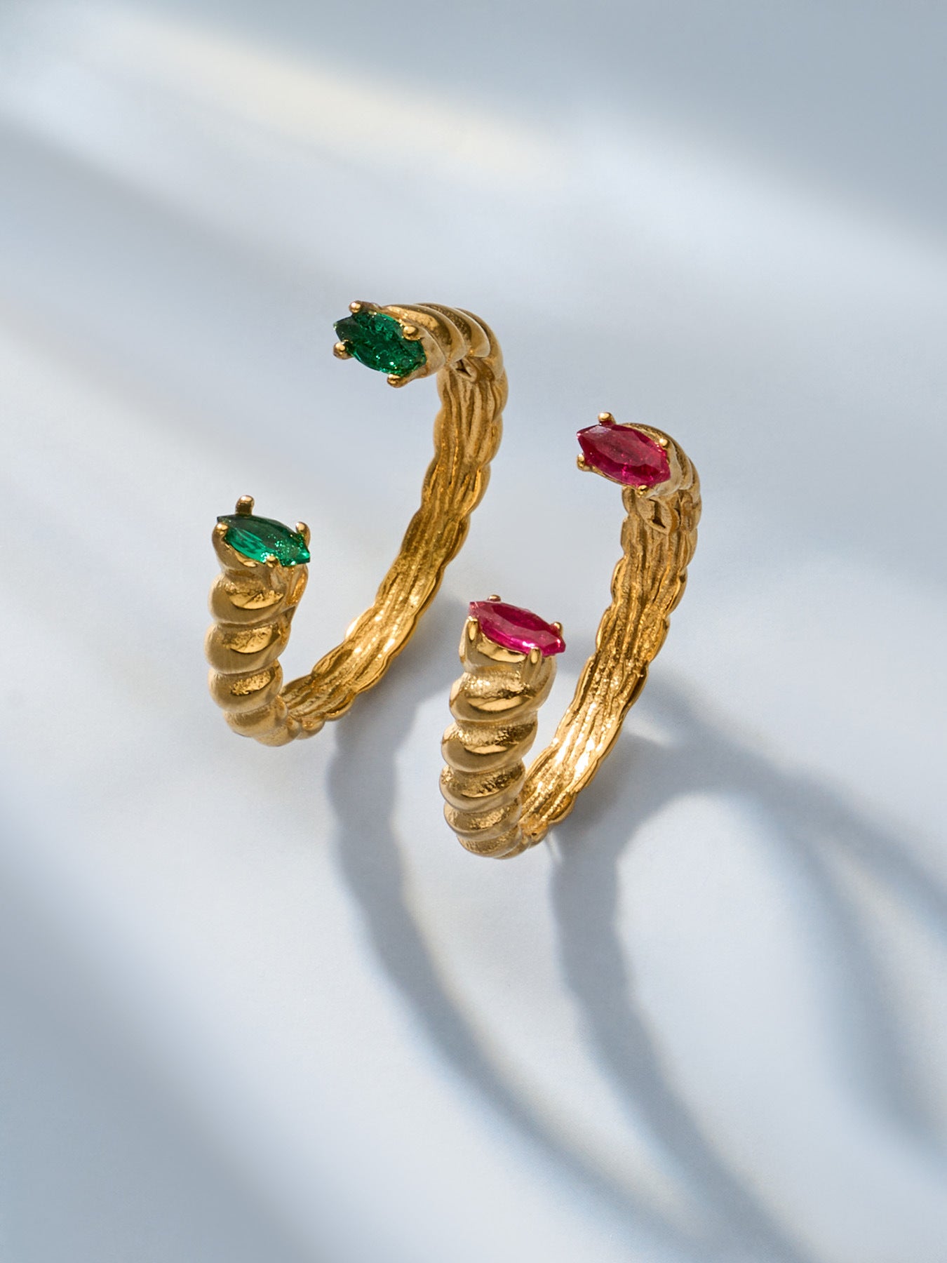 316L Stainless Steel 18K Gold PVD Zircon & Glass Stone Rings - Heart-shaped Ring, Zircon Ring, Glass Stone Ring, Adjustable Ring, Plain Band Ring, Gold Tone, Steel Tone, Minimalist, Luxury Wholesale Stainless Steel Jewelry - Sensitive Skin Friendly - Detail 25