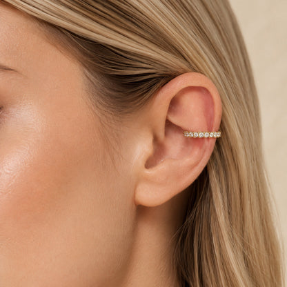 316L Stainless Steel 18K Gold PVD Zircon Inlaid Earrings Earrings - Zircon Inlaid Modern Earrings Wholesale Stainless Steel Jewelry - Sensitive Skin Friendly - Detail 8