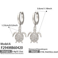 A款Steel Earrings (F294) / Default