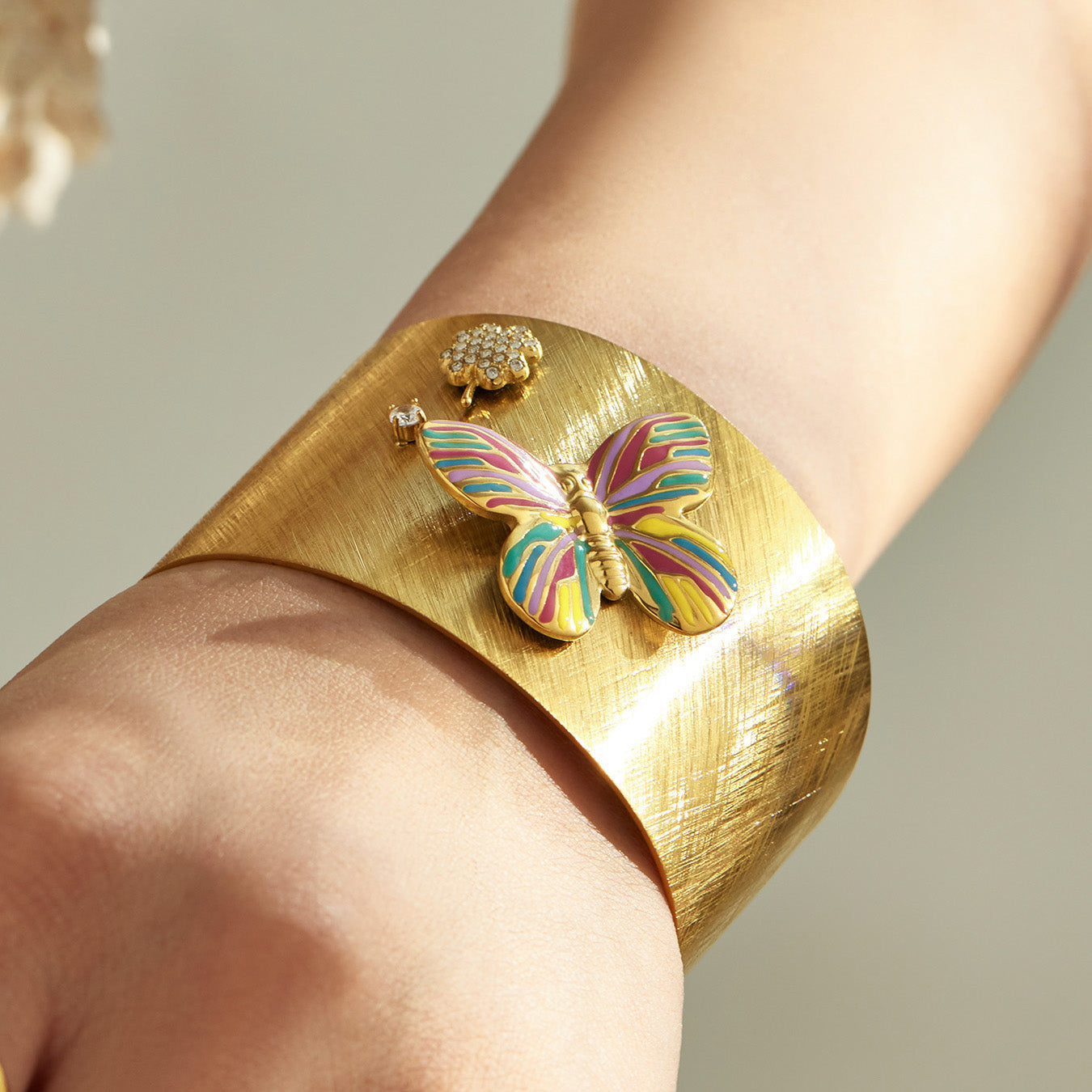 316L Stainless Steel 18K PVD Gold Droplet Bangle made with 316L stainless steel and 18K PVD gold finish for wholesale jewelry buyers - image 12