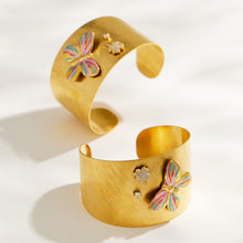316L Stainless Steel 18K PVD Gold Droplet Bangle made with 316L stainless steel and 18K PVD gold finish for wholesale jewelry buyers - image 5