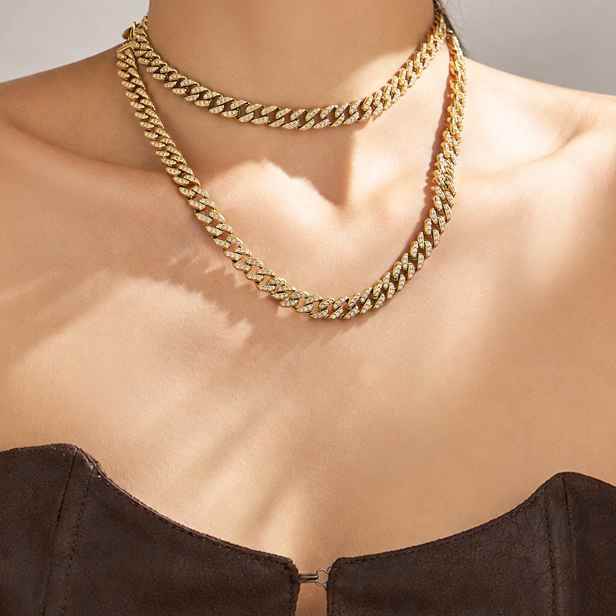 316L Stainless Steel 18K PVD Gold Matching Jewelry Set made with 316L stainless steel and 18K PVD gold finish for wholesale jewelry buyers - image 17