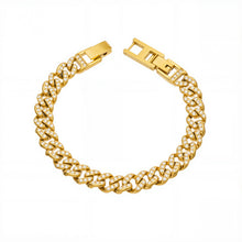 Sophisticated 316L stainless steel necklace in gold color