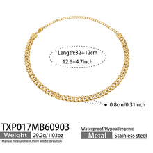 316L Stainless Steel 18K PVD Gold Matching Jewelry Set made with 316L stainless steel and 18K PVD gold finish for wholesale jewelry buyers - image 5