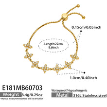 316L Stainless Steel 18K PVD Gold Adjustable Bracelet made with 316L stainless steel and 18K PVD gold finish for wholesale jewelry buyers - image 10