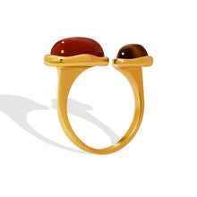316L Stainless Steel 18K PVD Gold Adjustable Open Ring made with 316L stainless steel and 18K PVD gold finish for wholesale jewelry buyers - image 4