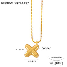 316L Stainless Steel 18K PVD Gold Balloon Letter Necklace made with 316L stainless steel and 18K PVD gold finish for wholesale jewelry buyers - image 16