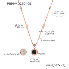 316L Stainless Steel Black & White Reversible Roman Numeral & LOVE Jewelry - Image 15