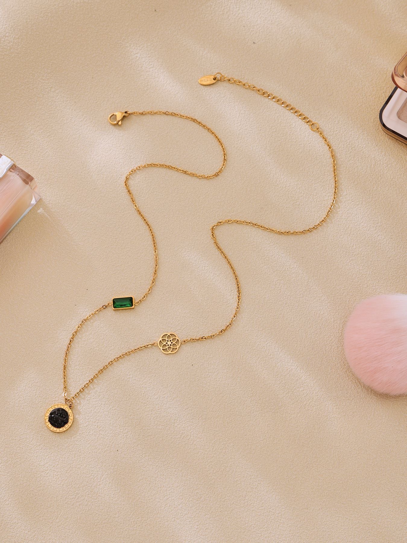 316L Stainless Steel Black & White Reversible Roman Numeral & LOVE Jewelry - Image 3