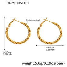 316L Stainless Steel Bold Geometric Zircon Drop Earrings - Image 10