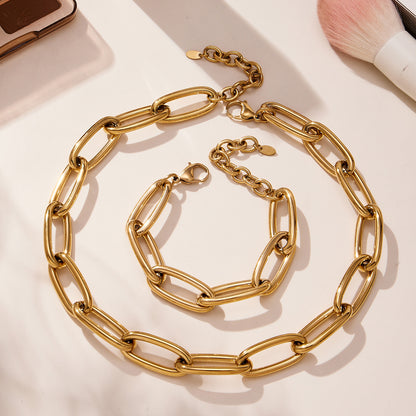 316L Stainless Steel Bold O-Ring Cuban Chain - Image 1