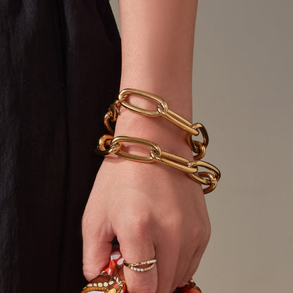 316L Stainless Steel Bold O-Ring Cuban Chain - Image 3