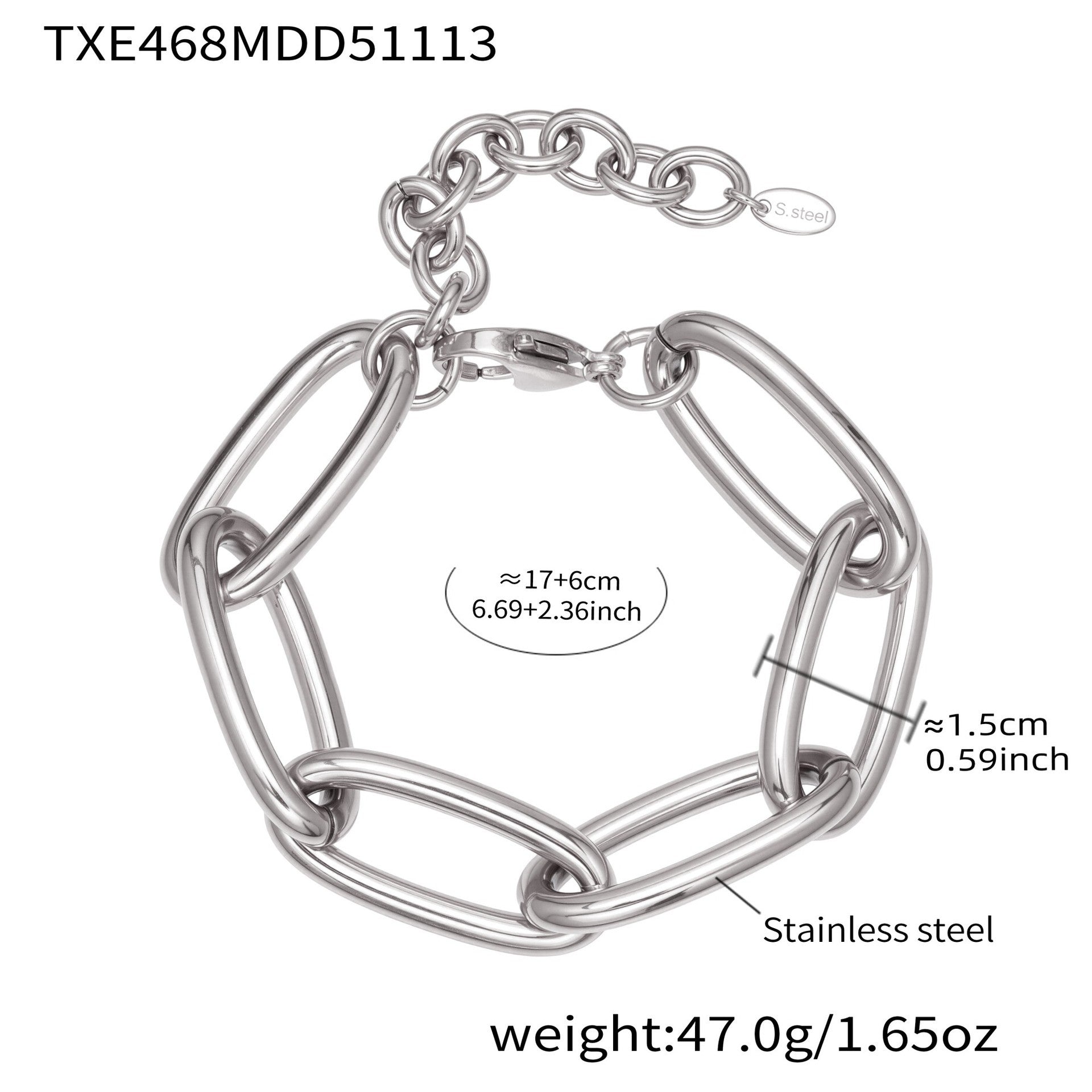 316L Stainless Steel Bold O-Ring Cuban Chain - Image 8