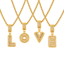 316L Stainless Steel 18K PVD Gold Box Chain Letter Necklace made with 316L stainless steel and 18K PVD gold finish for wholesale jewelry buyers - image 16
