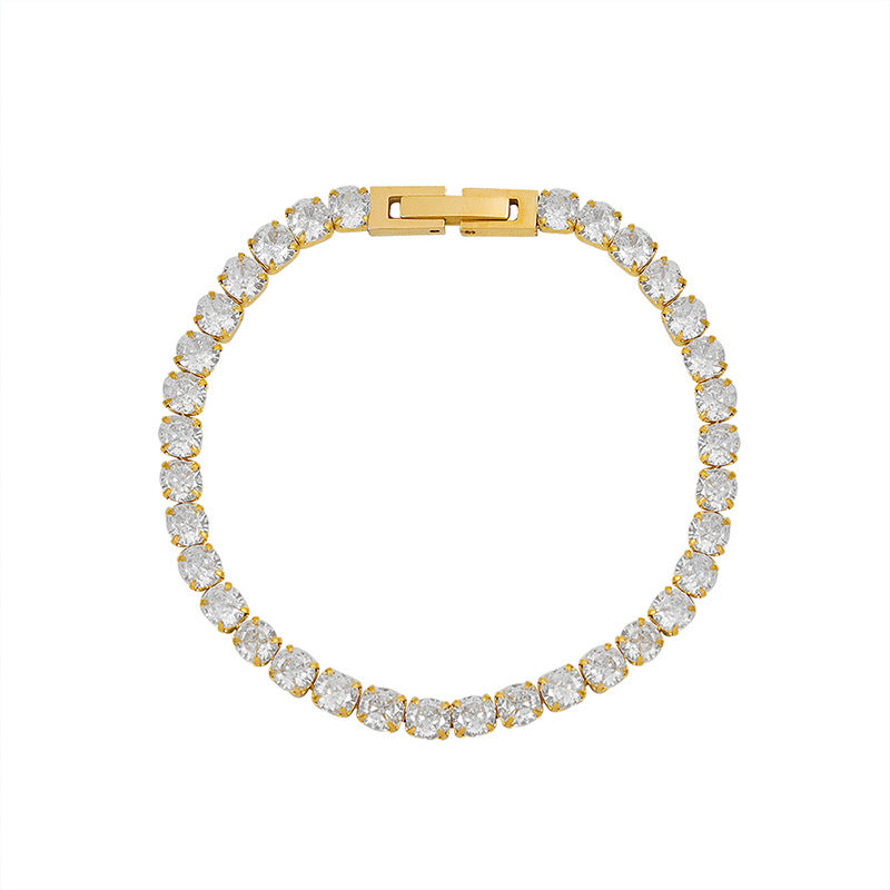 316L Stainless Steel 18K PVD Gold Bracelet made with 316L stainless steel and 18K PVD gold finish for wholesale jewelry buyers - image 6