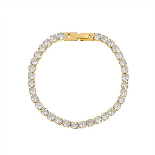 316L Stainless Steel 18K PVD Gold Bracelet made with 316L stainless steel and 18K PVD gold finish for wholesale jewelry buyers - image 6