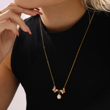 316L Stainless Steel 18K PVD Gold Butterfly Necklace made with 316L stainless steel and 18K PVD gold finish for wholesale jewelry buyers - image 12