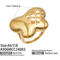 Gold Butterfly Ring(A906) / Size 6