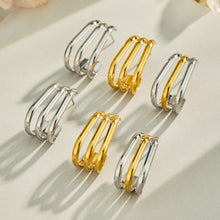 316L Stainless Steel 18K PVD Gold C-Shaped Earrings made with 316L stainless steel and 18K PVD gold finish for wholesale jewelry buyers - image 14