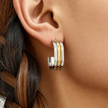 316L Stainless Steel 18K PVD Gold C-Shaped Earrings made with 316L stainless steel and 18K PVD gold finish for wholesale jewelry buyers - image 26