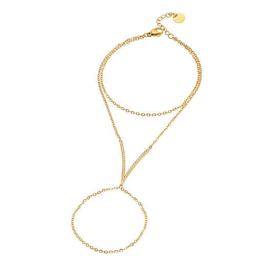 316L Stainless Steel 18K PVD Gold Chain Bracelet made with 316L stainless steel and 18K PVD gold finish for wholesale jewelry buyers - image 4